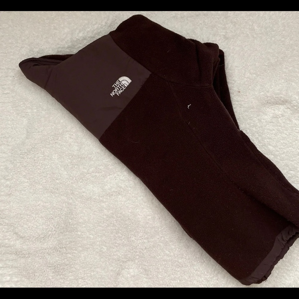 Women’s Brown fleece North Face Vest